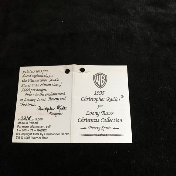 Radko Tweety Bird Ornament - Picture 6 of 7
